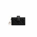 WIZWID:위즈위드 - [Christian Dior:크리스찬디올][디올] 레이디 아코디언 카드 케이스 (블랙) S0074OCA WIZWID