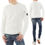 WIZWID:위즈위드 - [C.P Company:씨피컴퍼니]CP컴퍼니 20FW 09CMKN122A 103 코튼 니트 WIZWID