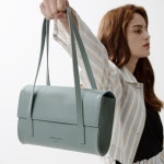 WIZWID:위즈위드 - [Find A Plus:파인드에이플러스]Square Line Bag (mint) WIZWID