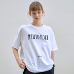 WIZWID:위즈위드 - [TRIP LE SENS:트립르센스][유니섹스]이치아더 오버 반팔티_WHITE WIZWID