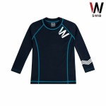 WIZWID:위즈위드 - [SWIB:스위브]스위브 KIDS) 래쉬가드 BASIC RASHGUARD_WE2L11021-NV WIZWID