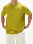 WIZWID:위즈위드 - [KOYU:코유]KOYU MAN - COTTON LINE T (MUSTARD) WIZWID