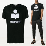 WIZWID:위즈위드 - [Isabel Marant:이자벨 마랑]21SS 카르만 KARMAN 린넨 티셔츠 TS0427 01BK WIZWID