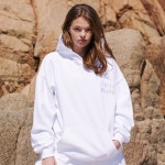 WIZWID:위즈위드 - [JUSTMOOD:저스트무드]ESSENTIAL OVER HOODIE - WHITE WIZWID