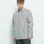 WIZWID:위즈위드 - [The-Abon:에이본]M456 over washing cut shirt grey WIZWID