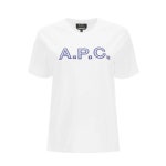 WIZWID:위즈위드 - [A.P.C.:아페세]21FW 여성 리타 로고 자수 티셔츠 COESQ F26062 AAC WIZWID