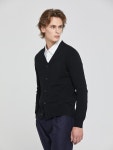 WIZWID:위즈위드 - [Solew:소루]Basic V Neck Cardigan_Black WIZWID