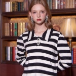 WIZWID:위즈위드 - [SALONDEYOHN:살롱드욘][5%쿠폰]Retro Stripe Knit WIZWID