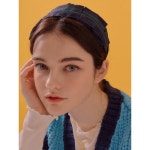 WIZWID:위즈위드 - [DANA BURTON:다나버튼]타탄체크 와이드 헤어밴드 WIZWID