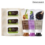 WIZWID:위즈위드 - [과일나라:과일나라]세안이야기 곡물 클렌징티슈 300매+폼클렌징120ml 3개 WIZWID