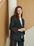 WIZWID:위즈위드 - [Near&Dear:니어앤디어]21fw check combi jacket_CC WIZWID