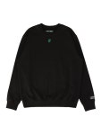 WIZWID:위즈위드 - [BEEN TRILL:빈트릴]스타 해시태그 컴포트핏 맨투맨(블랙) WIZWID