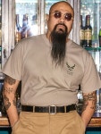 WIZWID:위즈위드 - [NAVY TEAM:네이비팀][단독 특가]NTM-U.S. AIR FORCE SHORT SLEEVE-GREEN GRAY WIZWID