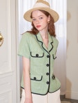 WIZWID:위즈위드 - [SALONDEYOHN:살롱드욘]Classic Summer Jacket_ 2 Colors WIZWID