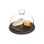 위즈위드 WIZWID:Monogram Slate Tray And Glass Dome
