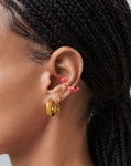 에트큐 | WizWid Good Vibes Neon Enamel Sphere Ear Cuff
