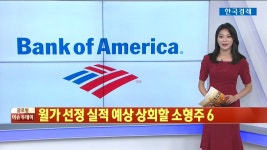 월가 분석 BoA 선정 실적 예상 상회할 소형주 6 | 한국경제TV 월가 분석 BoA 선정 실적 예상 상회할 소형주 6