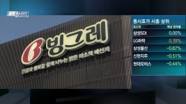 오늘시장 특징주 빙그레005180 | 한국경제TV 오늘시장 특징주 빙그레005180