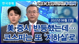 증시 반등했는데 코스피는 또 지하실로나민호홍성진이 전하는... 반등했는데 코스피는 또 지하실로나민호홍성진이 전하는 투자전략  06월 23일