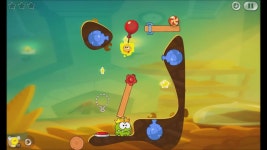 Cut the Rope 2 - level 166 Walkthrough | 지금 무료로 감상하기 - Y8.com