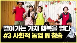 청년농업인의 꿈을 키우는 청송 해뜨는농장 빨간사과