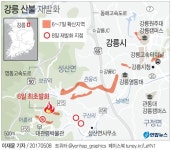강릉 성산면 산불 재발화…보광리·관음리 주민대피령(종합) | 연합뉴스