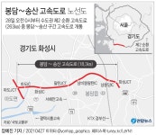 [그래픽] 봉담~송산 고속도로 노선도 | 연합뉴스