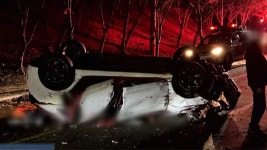 대구 팔공산로 승용차 전복…10대 여학생 2명 사망 | 연합뉴스