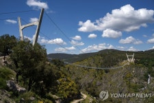 ′높이 175m·길이 500m′…포르투갈 세계 최장 다리 개통 | 연합뉴스