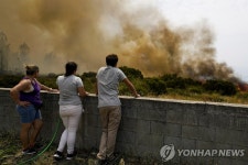 남부 유럽 잇단 대형 산불로 비상…주민 수만명 대피 | 연합뉴스