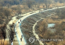 하남시, 한강변 자전거도로 개통 | 연합뉴스