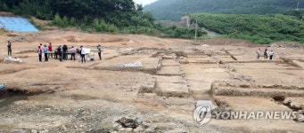 서천서 발견된 백제건물 유적지 | 연합뉴스