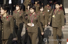베이징 방문한 북한 모란봉악단 | 연합뉴스