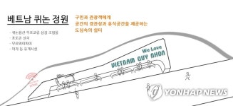 한국군 증오비 세웠던 베트남 퀴논, 이태원 상징거리로 | 연합뉴스