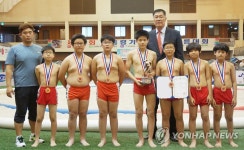 초등부 단체전 공동 3위 연광초 | 연합뉴스