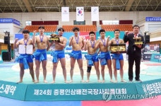 제24회 증평인삼배전국장사씨름대회 | 연합뉴스