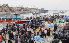 즐거운 가을 낚시…바다 낚시객으로 붐비는 항구들 | 연합뉴스