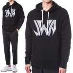 필웨이 가격비교 - 제이더블유앤더슨(J.W.Anderson) 티셔츠 《당일발송》 JW앤더슨 그래픽 로고프린트 기모 후드티 JW0047 PG0771 999