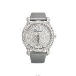 쇼파드 해피스포츠 36 18K화이트골드 풀다이아몬드 3ET1548 | Chopard : 여성시계 : op6945472026 - 필웨이 | 믿을 수 있는 중고 명품