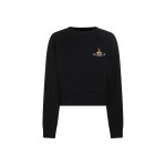 비비안웨스트우드 ORB로고 크롭 맨투맨 블랙 여성 1I010001 J0006 N401 | 비비안 웨스트우드 : 티셔츠 : Vi7067169715 - 필웨이 | 믿을 수... 