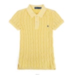 우먼즈 슬림핏 케이블 니트 폴로 셔츠 옐로우 211891579 | Ralph Lauren : 니트/스웨터 : lp7186208981 - 명품의 가치를 더하다 : 필웨이