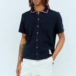 톰브라운 스트라이프 카라 원포켓 니트 폴로 셔츠 MJS241A J0114 415 | Thom Browne : 티셔츠 : om7268539795 - 명품의 가치를 더하다... 