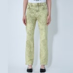 26 SS 가니 Foil Overdyed 포일 오버다이 워싱 데님 진 옐로우 J1718 324 | GANNI : 데님팬츠 : NN7627937208 - 필웨이 | 믿을 수 있는... 