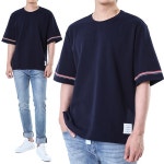 톰브라운 소매삼선 티셔츠 네이비 럭비핏/MJS282A J0199 415 | Thom Browne : om7671019167 - 명품의 가치를 더하다 : 필웨이