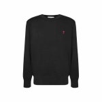 아미 울 꾀흐 니트 블랙 남성 HKS826 001 009 | Ami : 니트/스웨터 : iN7686168446 - 필웨이 | 믿을 수 있는 중고 명품