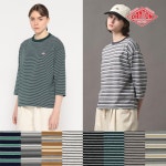 단톤 25FW 여성 7부 스트라이프 티셔츠 DT-C0131 TCB | DANTON : NT7710086959 - 명품의 가치를 더하다 : 필웨이