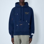 25 FW 갤러리 디파트먼트 페인트 스플래터 후드 스웨트셔츠 네이비 GPH 50044 VNTN | GALLERY DEPT. : 니트/스웨터 : LL7746375937... 