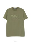 26 SS 칼라거펠트 로고 자수 티셔츠 755035562221 TP451696889 | Karl Lagerfeld : rl8169603022 - 필웨이 | 믿을 수 있는 중고 명품