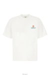26FW 카사블랑카 반팔 티셔츠 MPF26JTS001 11 WHITE JERSEY | CASABLANCA : SA9156614784 - 필웨이 / 정품감정