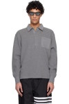 톰브라운 그레이 럭비 폴로 셔츠 MJP233A J0114 TP868722389 | Thom Browne : 티셔츠 : om7786911654 - 필웨이 | 믿을 수 있는 중고 명품